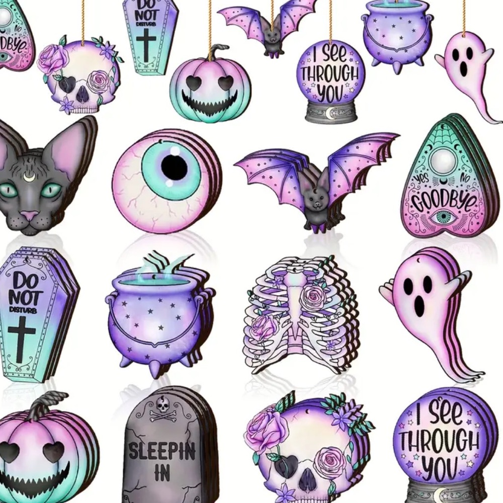 Halloween Ornaments (20) - Picture 2 of 4